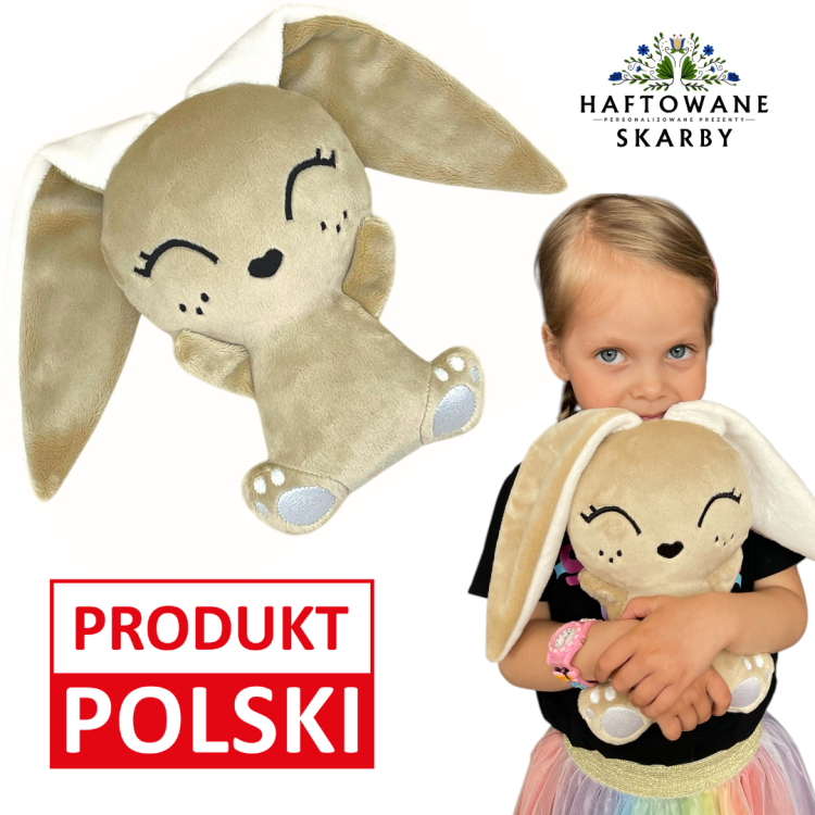 Piaskowo-biały króliczek Bleached Sand bez personalizacji z wysyłką 24h