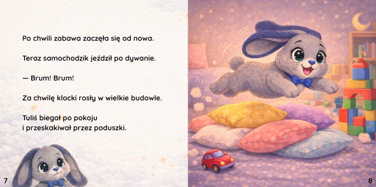 Tuliś i spokojny wieczór Książeczka do usypiania dziecka