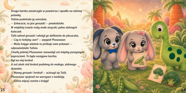 Tuliś i Tulisia w Krainie Pluszozaurów – książeczka dla dzieci