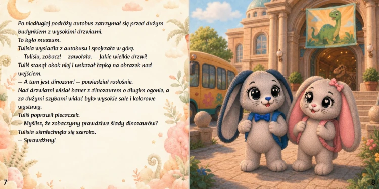 Tuliś i Tulisia w Krainie Pluszozaurów – książeczka dla dzieci