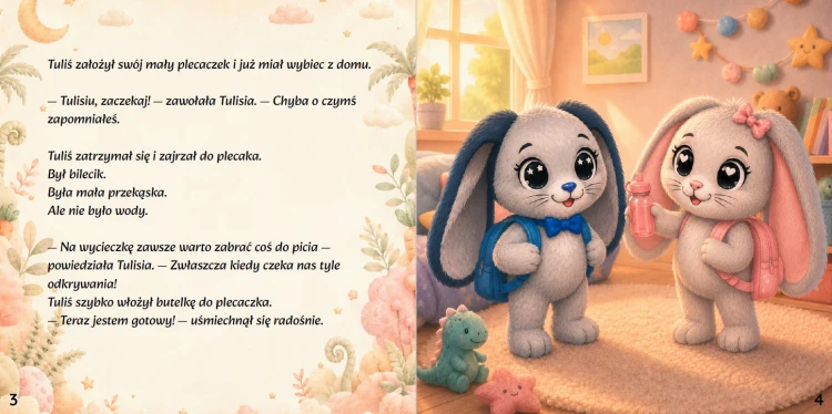 Tuliś i Tulisia w Krainie Pluszozaurów – książeczka dla dzieci
