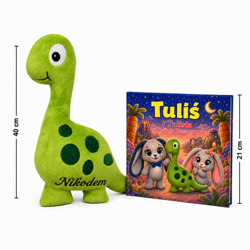 Pluszozaur i książeczka o dinozaurach