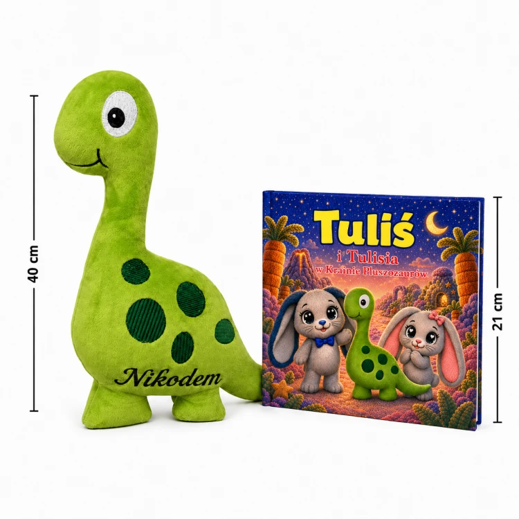 Pluszozaur i książeczka o dinozaurach