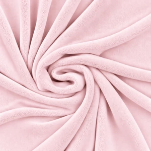 Gładka tkanina Minky 380 g — Blushing Bride