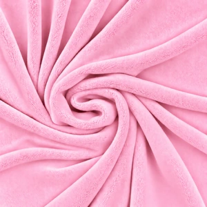 Gładka tkanina Minky 380 g — Candy Pink