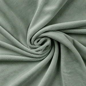 Gładka tkanina Minky 380 g — Jadeite