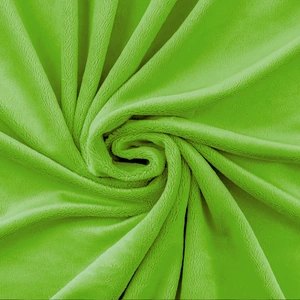Gładka tkanina Minky 380 g — Jasmin Green