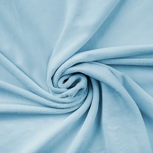 Gładka tkanina Minky 380 g — Sky Blue