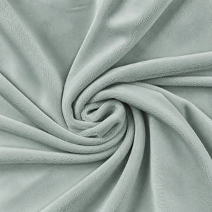 Gładka tkanina Minky 380 g — Sky gray